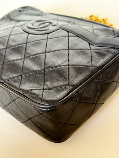 Chanel Leather Camera Tassel Bag