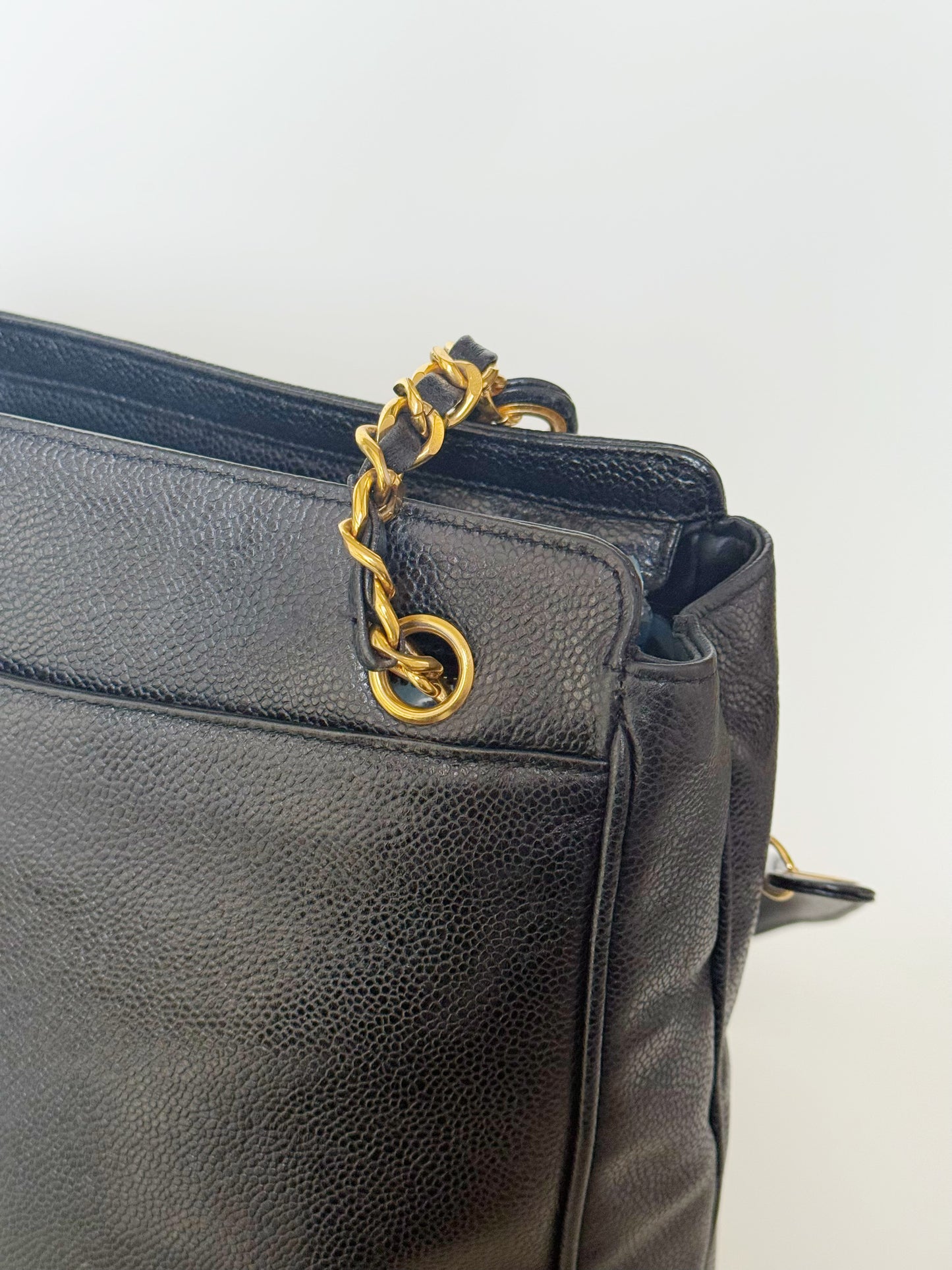 Chanel Caviar Triple CC Shoulder Bag