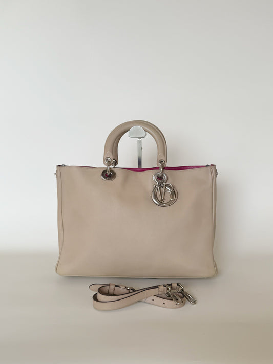 Christian Dior Smooth Calfskin Diorissimo Tote