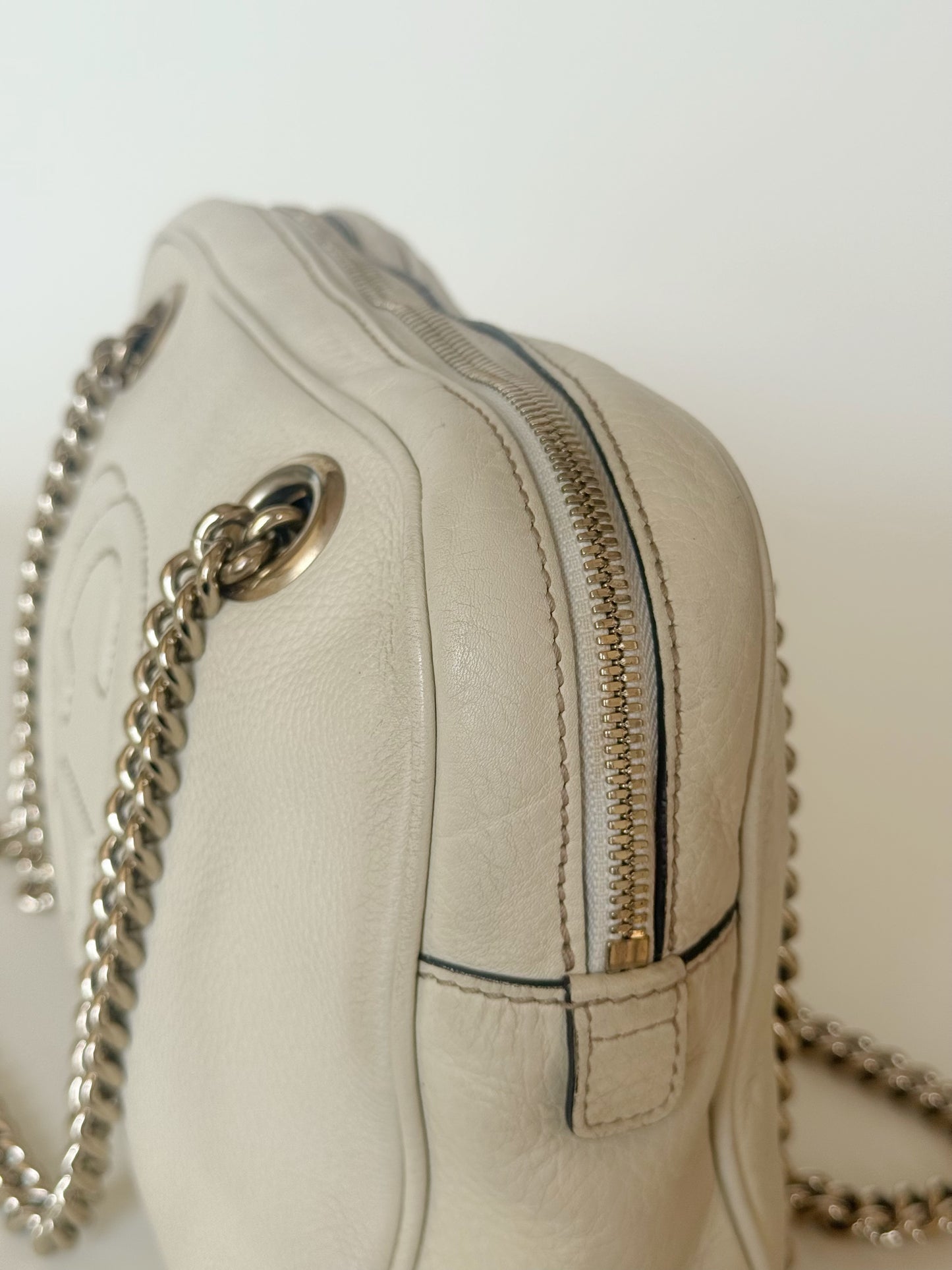 Gucci Pebbled Calfskin Small Soho Bowler