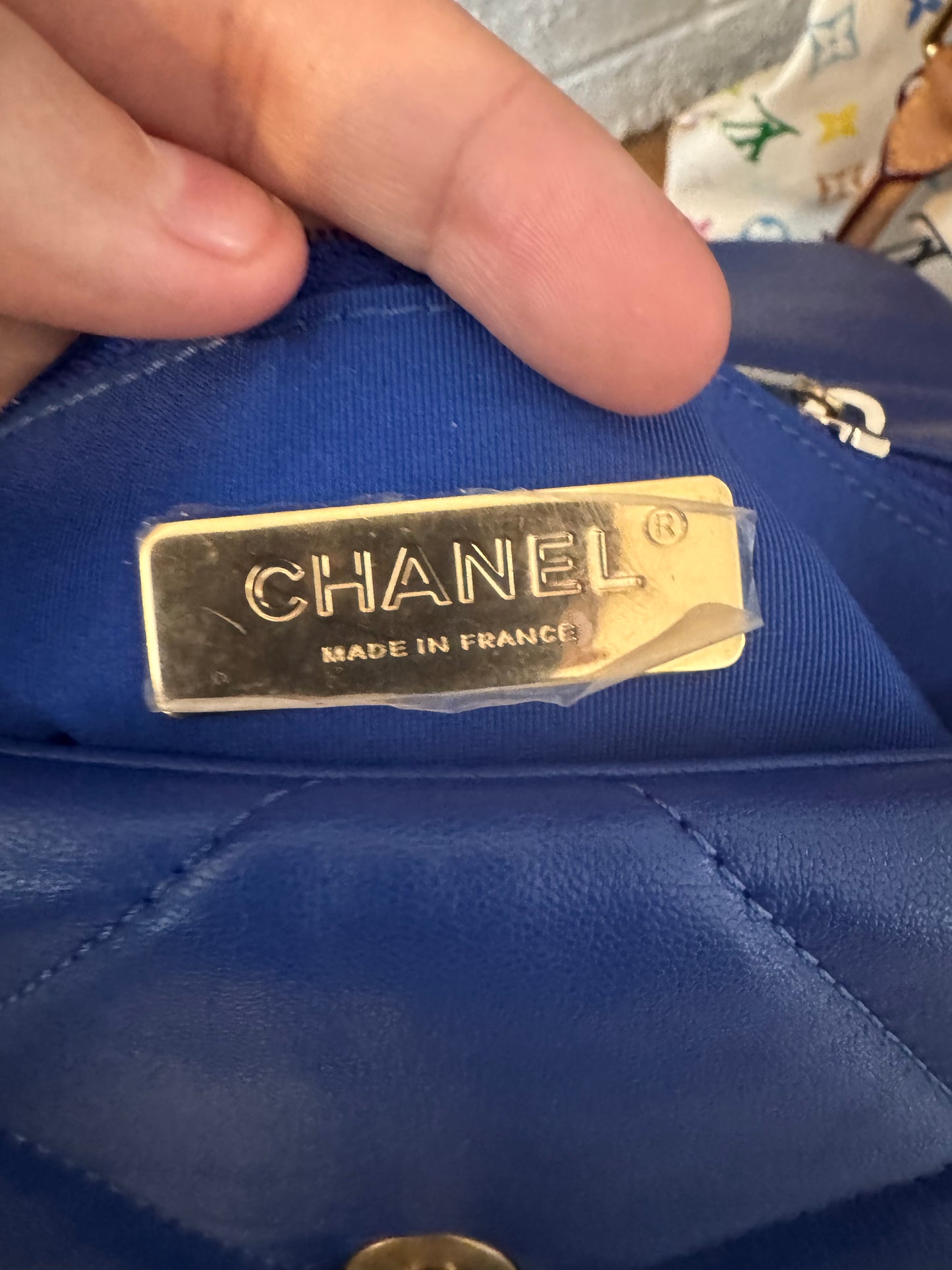 Chanel Goatskin Quilted Chanel 19 Flap Bag