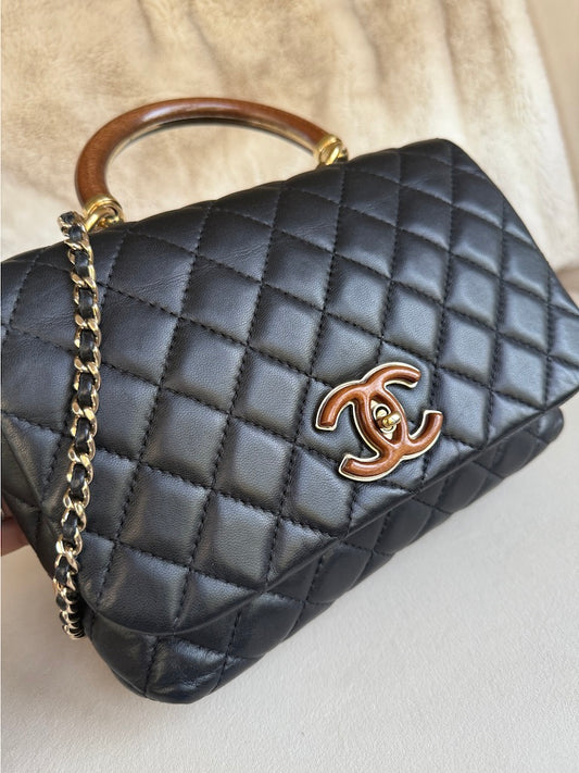 Chanel Knock on Wood Top Handle Bag