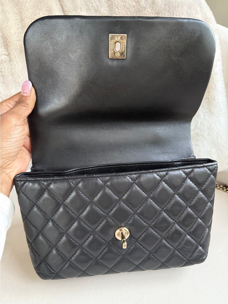 Chanel Knock on Wood Top Handle Bag