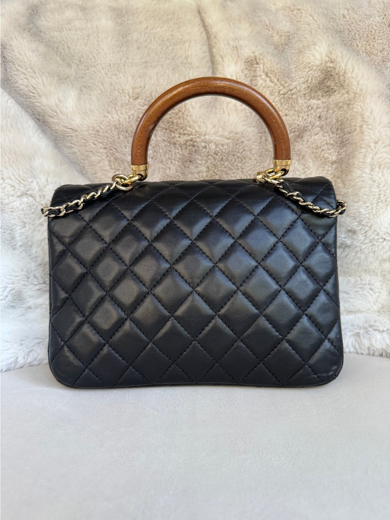 Chanel Knock on Wood Top Handle Bag